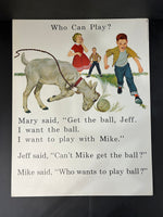 Lot of 7 Vintage Educational School Poster Marie Mike and Jeff