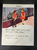 Lot of 12 Vintage Educational School Poster Marie Mike and Jeff