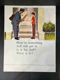 Lot of 7 Vintage Educational School Poster Marie Mike and Jeff