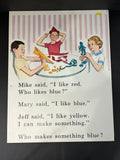 Lot of 5 Vintage Educational School Poster Marie Mike and Jeff