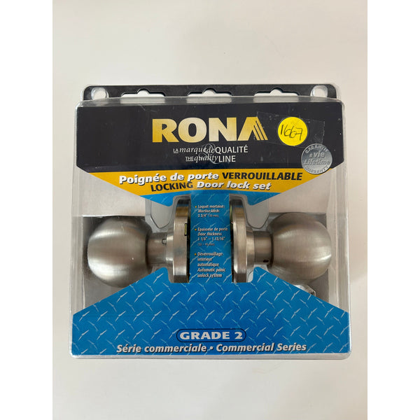 Rona Grade 2 Locking Door Lock Set