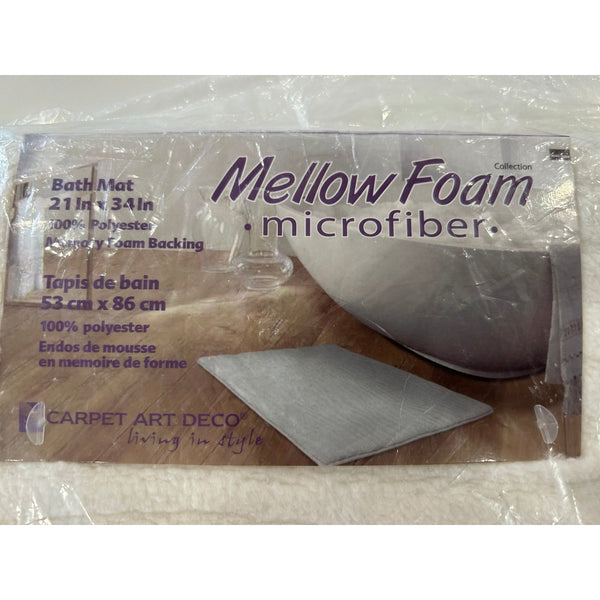 Mellow Foam Microfiber Bath Mat 21¯x34¯
