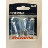 Sylvania 7443 Silverstar Mini Bulb, (Pack of 2)-The Liquidation Club