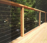 4 x Vista Railing Cable Kit for Patio -Stainless Steel - Easy Install - 20-ft L