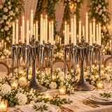 2 x Medieval Stalactite Candelabra – 19 Candles - RARE MODEL
