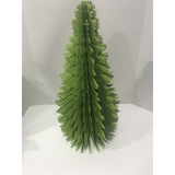 3x Christmas tree paper decoration