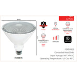 4 x Dimmable Led PAR38 Lamp V8 -Cool White-The Liquidation Club