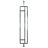 35-in Black Powder Coated Wrought Iron Square Baluster-The Liquidation Club