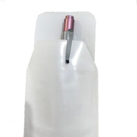 4 x Reusable Medical Pocket Penlight Flashlight with Pupil Gauge LED Bulb - White
