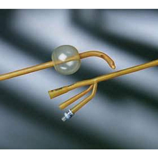 Bardex 0174L18 Bard Bardex Lubricath Foley Catheter 3-Way Standard Tip 5 cc Balloon 18 Fr. Hydrophilic Polymer Coated Latex-The Liquidation Club
