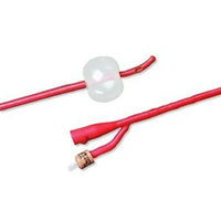 Bard 0102L18 - BARDEX Lubricath, 18Fr, 5cc Coude Red Latex Cath, Hydrogel Coating