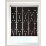 Blackout Printed Roller Blind - Black 55''x77'' - Lauren Taylor-The Liquidation Club