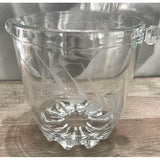 Vintage Crystal Glass Champagne Ice Bucket