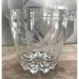 Vintage Crystal Glass Champagne Ice Bucket