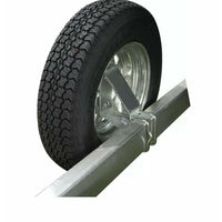 CE Smith Offset Spare Trailer Tire Carrier - Galvanized Steel - 4- and 5-Lug Wheels
