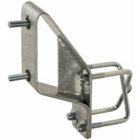 CE Smith Offset Spare Trailer Tire Carrier - Galvanized Steel - 4- and 5-Lug Wheels