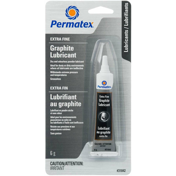 Permatex® Extra-Fine Graphite Lubricant, 6g Tube