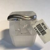 Vintage Diamond & Silver Ring - 6.5