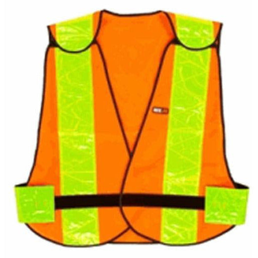 Safety sleeveless vest with reflect stripe