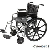 Cardinal Wheelchair 500lb Capacity 22x18" Chrome-The Liquidation Club