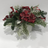 Christmas flower centerpiece decoration