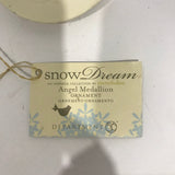 2x Angel medaillon - Snow Dreams ornement