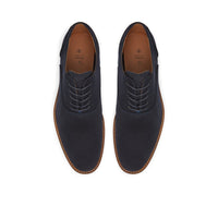Men Blue Vegan Leather Dress shoes-The Liquidation Club