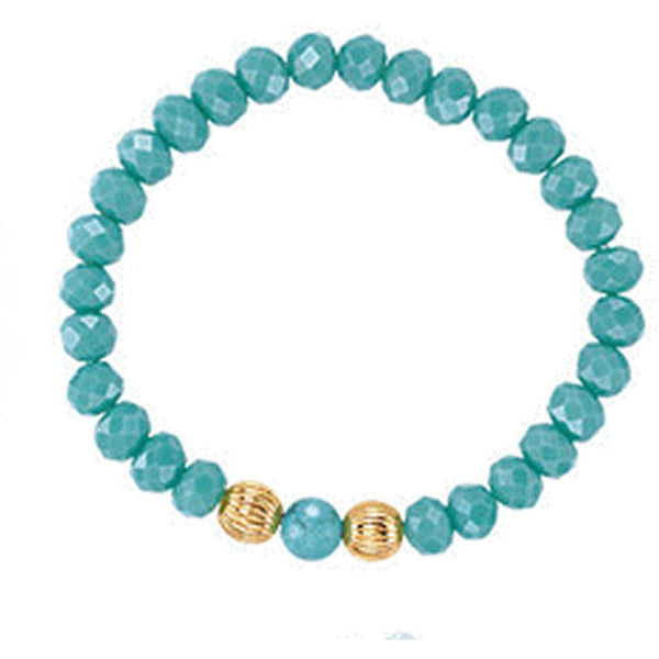 Bracelet extensible perlé avec accents de pierre-Avon
