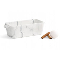 Remy Olivier Andrea Bread Baking Dish, Marble Porcelain dish-The Liquidation Club