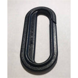 100 Black C Type Plastic Ring / C Snap / Link Ring