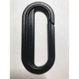 100 Black C Type Plastic Ring / C Snap / Link Ring