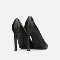 Kenneth Cole - The Riley 83 Signature Black Leather Women Pump Heel Shoe