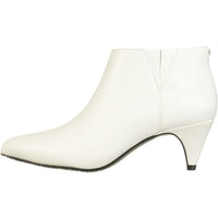 Kenneth Cole Reaction Kick Shootie Ankle Boots - White-The Liquidation Club