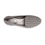 Kenneth Cole REACTION Women's Shoes Jet Time Slip on Loafer with Metallic Heel Flat - Grey