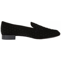 Kenneth Cole REACTION Women's Shoes Jet Time Slip on Loafer with Metallic Heel Flat - Black-The Liquidation Club