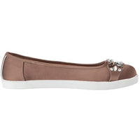 Kenneth Cole Women's Flat Shoe's with Jewels - Mink