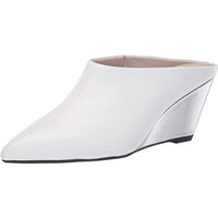 Kenneth Cole Women's Ellis Mule Shoes, White-The Liquidation Club