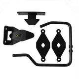 Pool and patio latch gate hardware - Black