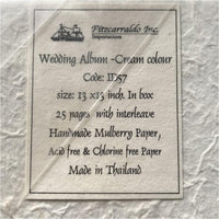 Handmade Wedding Album, One of the Kind