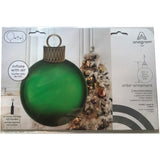 Air Fill Anagram 20" Green Orbz Ornament Kit Foil Balloon