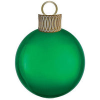 Air Fill Anagram 20" Green Orbz Ornament Kit Foil Balloon-The Liquidation Club