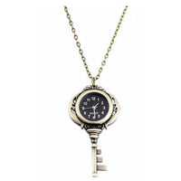 Bronze Key Watch Necklace-The Liquidation Club