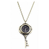 Bronze Key Watch Necklace