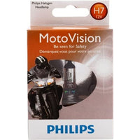 Philips 12972MVS1 H7 MotoVision Motorcycle and Powersport Replacement Headlight Bulb, 1 Pack