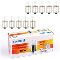 10pcs PHILIPS 12821 R5W 12V 5W BA15s Premium Vision Signal Light Lamp Bulbs-The Liquidation Club