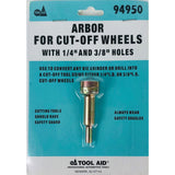 S&G Tool Aid 94950 Mandrel- Arbor for Cut-Off Wheels