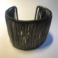 Black Wire Cuff Bracelet-The Liquidation Club