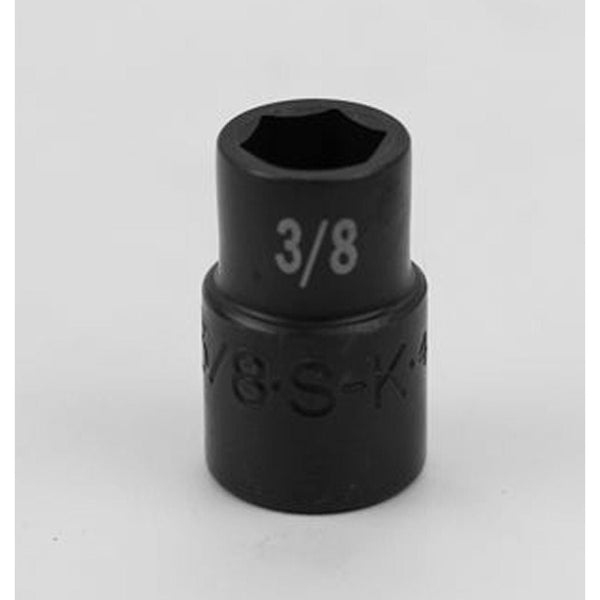 SK Hand Tools 45612 | 3/8" Drive 6 Point Standard Impact Socket 3/8"-The Liquidation Club