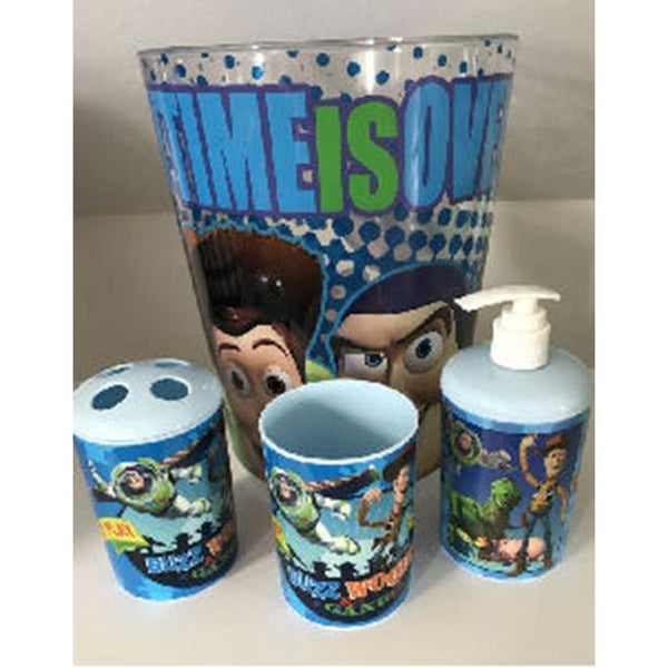 Toy Story Disney Pixar 4pc Bathroom accessories Coordinate Collection-The Liquidation Club