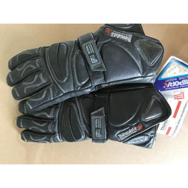 Angora Motocycle Leather Motorcycle Gloves- Medium - The Liquidation Club